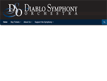 Tablet Screenshot of diablosymphony.org